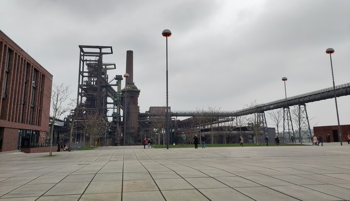 Ansicht der alten Hochofenanlage Phoenix West